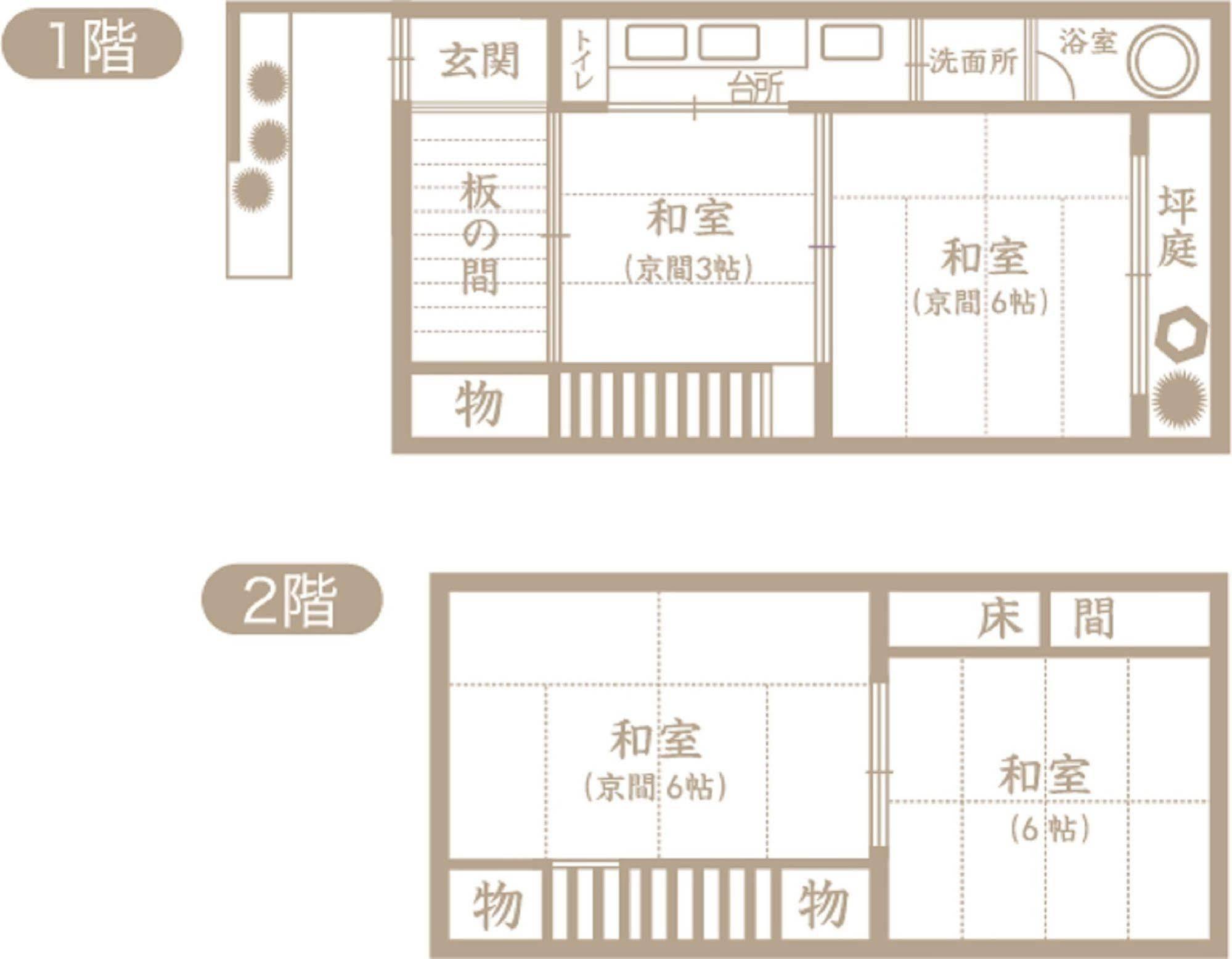 Naokonoza Omiya Gojo Villa Kyoto Bagian luar foto